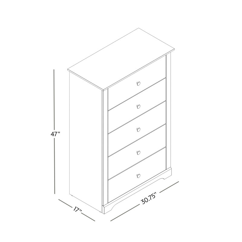 Kepner 5 Drawer 30.7'' W Dresser & Reviews Wayfair